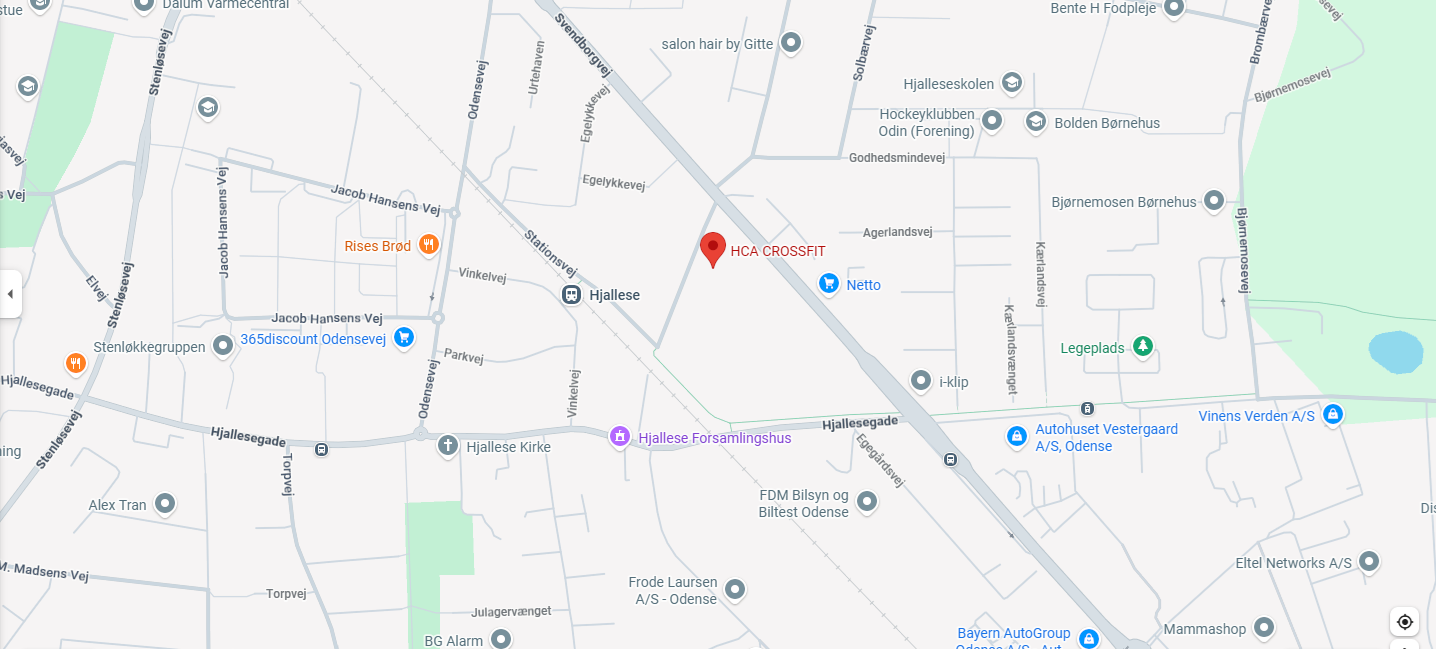 Kort over Egelundsvej 12 i Odense S