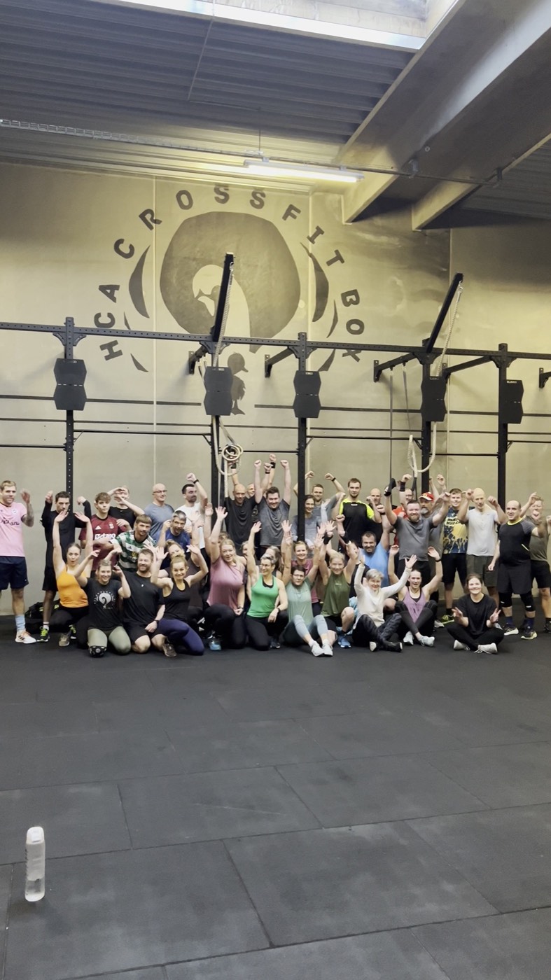 Fællesbillede af medlemmer i HCA CrossFit